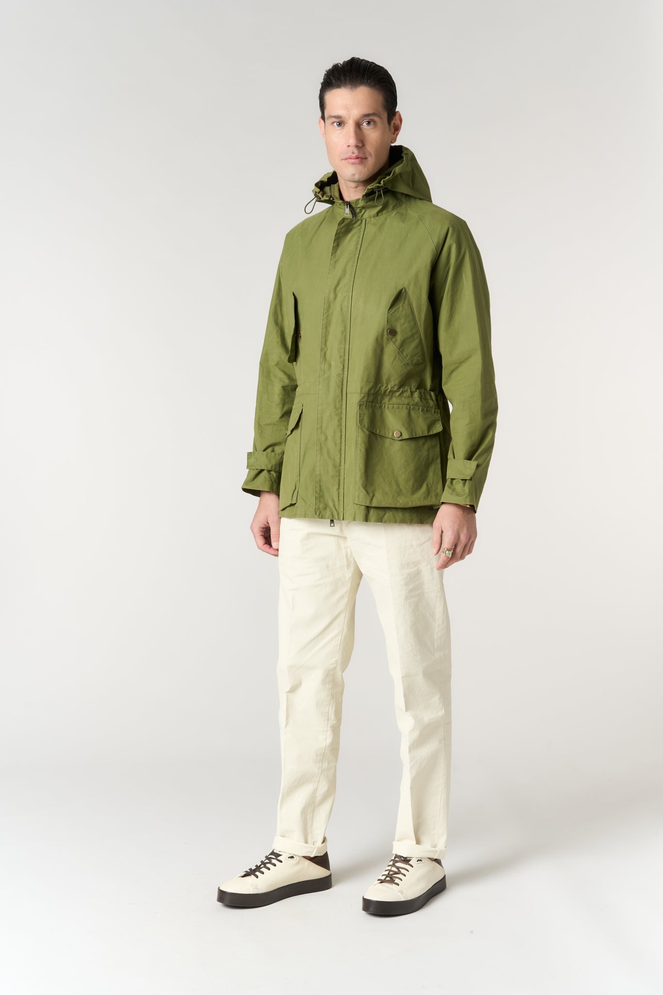 NEW BOB STRONG WAX COT - 557 GREEN