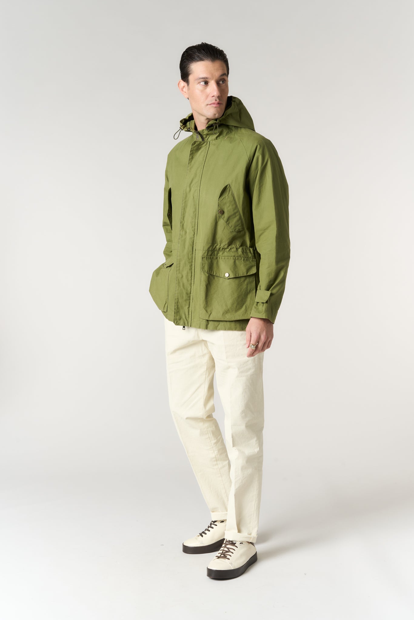 NEW BOB STRONG WAX COT - 557 GREEN